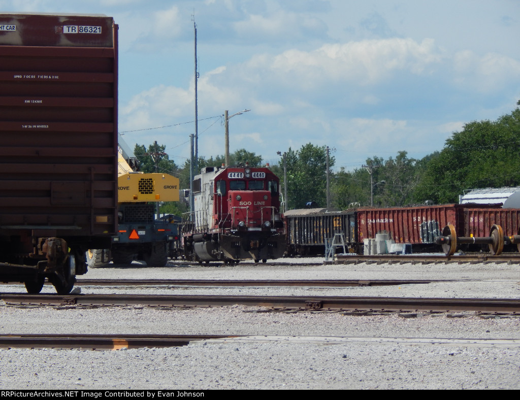 SOO 4448 @ CP Nahant Yard